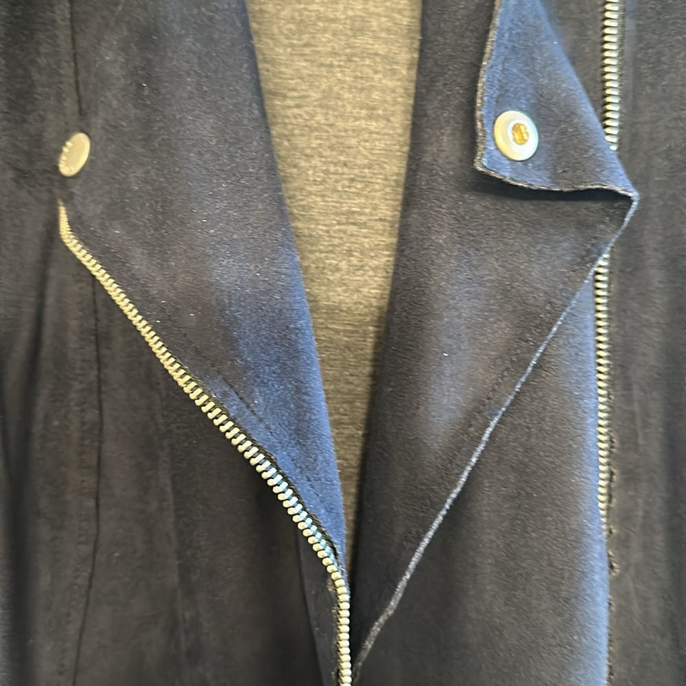 HP!⭐️ Level 99 navy blue Moto jacket - Picture 4 of 6
